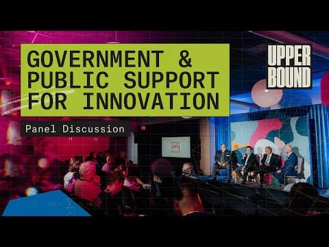 Upper Bound 2023: Government and Public Support for Innovation