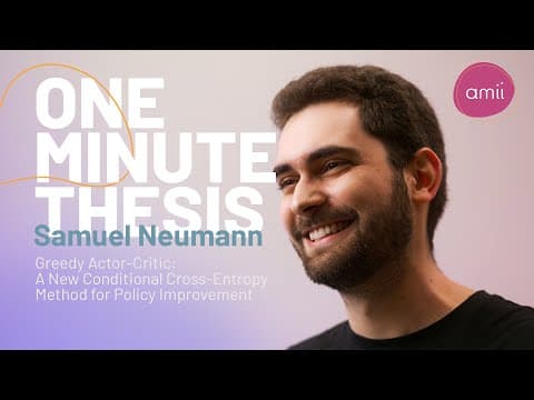 One-Minute Research: Samuel Neumann (Technical Version)