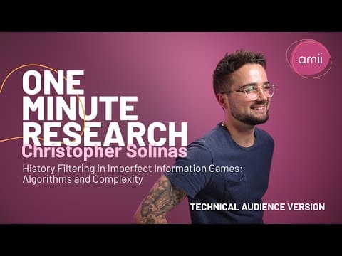 One Minute Research: History Filtering in Imperfect Information Games - NeurIPS 2023