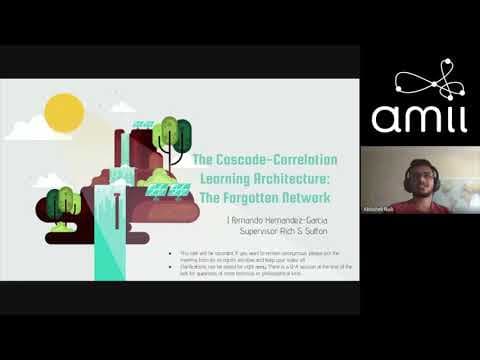 Tea Time Talks: Juan Fernando Hernandez Garcia, The Cascade-Correlation Learning Architecture: The Forgotten Network