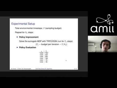 Tea Time Talks: Manan Tomar, Multi-step Greedy Reinforcement Learning Algorithms