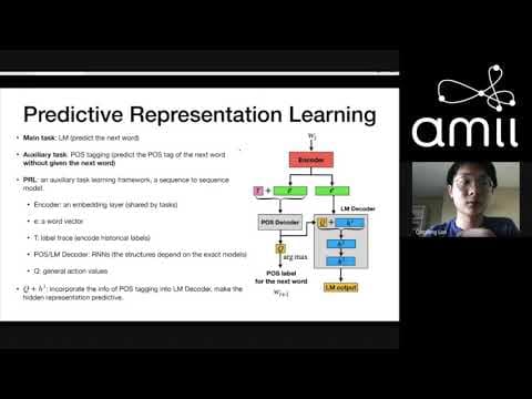 Tea Time Talks: Qingfeng Lan, Predictive Representation Learning for Language Modeling