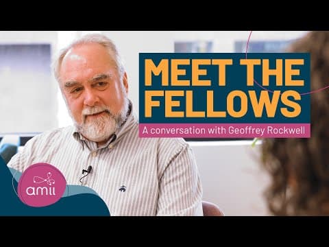 Meet the Researcher: Geoffrey Rockwell