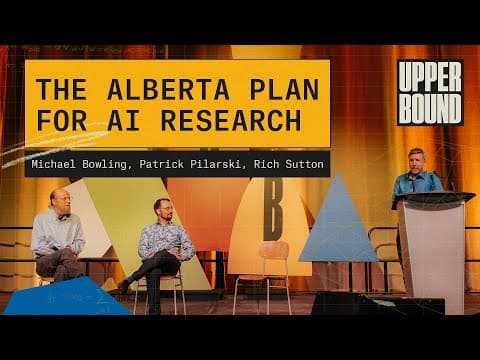 Upper Bound 2023: The Alberta Plan for AI Research